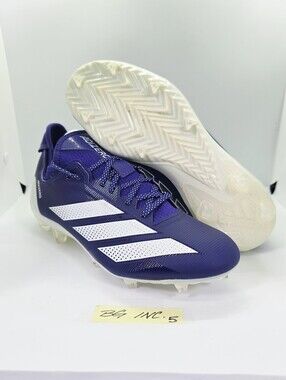 Adidas Adizero Electric.1 Football Cleats Purple / White IF4195 Men’s Size 12